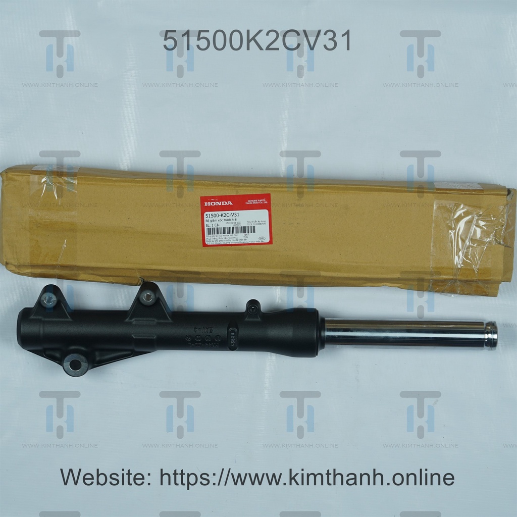 Phuộc trước đen mờ - cá tính Vision 2021 Honda VN _ 51400K2CV31, 51500K2CV31