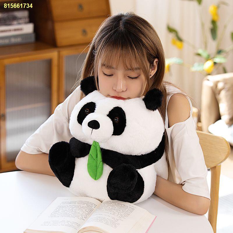 ✑☎◇Búp Bê Gấu Trúc Dễ Thương Đầu Giường Siêu Dễ Thương Siêu Mềm Ngủ Trẻ Em Sang Trọng Búp Bê Mô Phỏng Gấu Trúc Sang Trọn