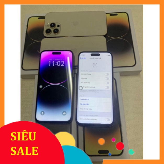 I14 pro max mới nguyên hộp chính hãng