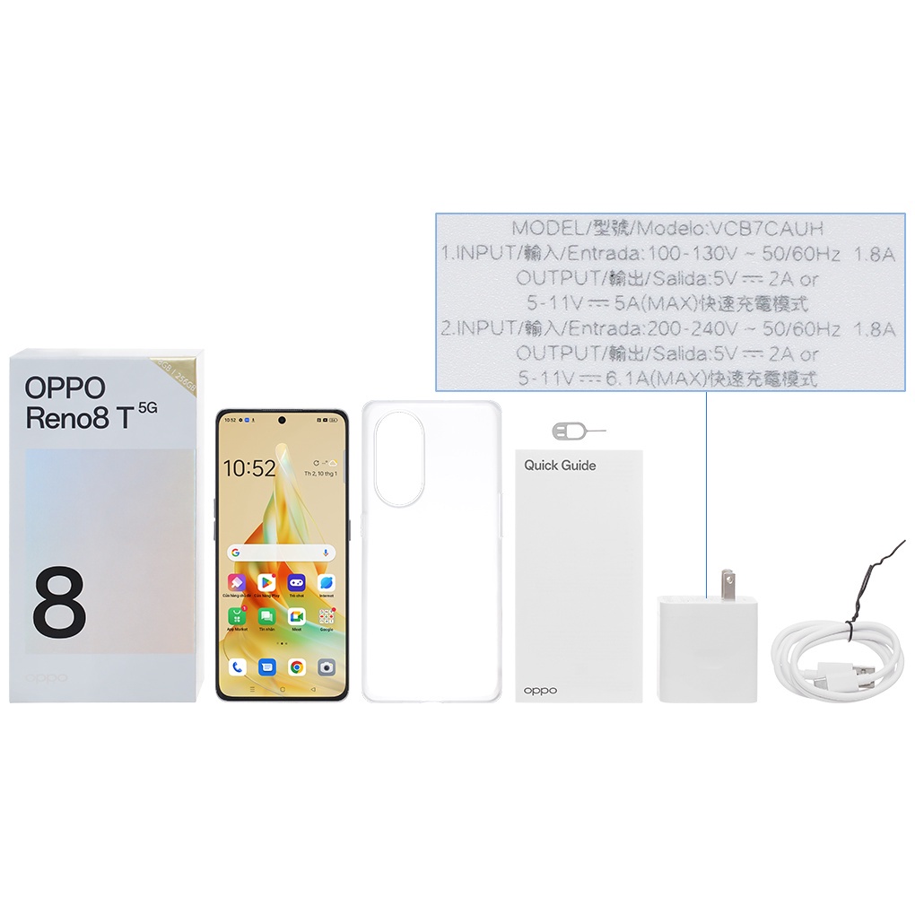 Điện Thoại Oppo Reno8 T 5G - Hàng Chính Hãng