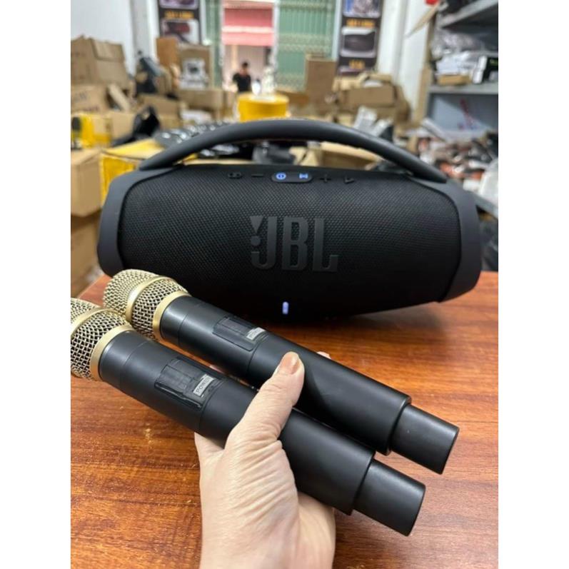 Loa JBL BOMBOX pro kèm 2mic hát karaoke hay thật sự