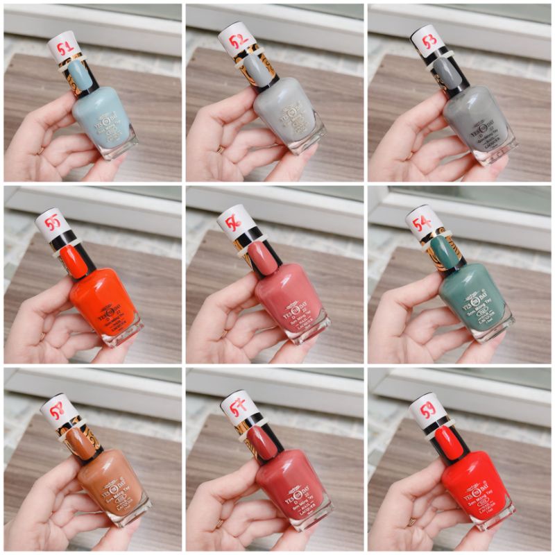 Sơn thường YESTERDAY màu sơn đẹp như sơn gel sơn nhanh khô và bền màu chai sơn 15ml