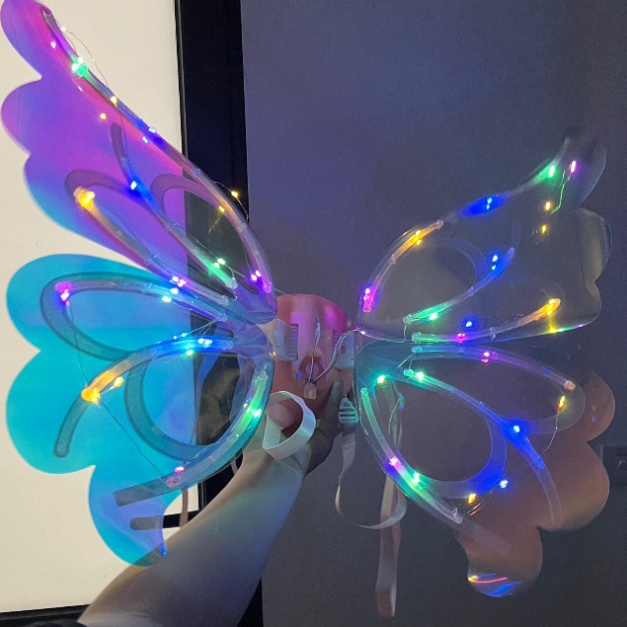 Cánh Tiên Phát Sáng Tự Vẫy Và Kèm Theo Nhạc - Cánh Thiên Thần Tự Vẫy Phát Sáng Cho Bé Gái Vui Chơi Các Ngày Lễ Hội