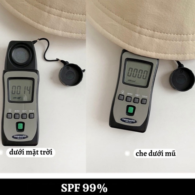 Mũ chống nắng nửa đầu Hàn Quốc Vành Rộng - Nón vành rộng có móc đeo khẩu trang buộc tóc đuôi ngựa xinh kiểu dáng mới