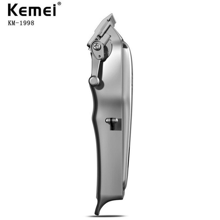 Tông đơ cắt tóc chuyên nghiệp Kemei KM -1998 Pin 2000mAh Màn hình LED