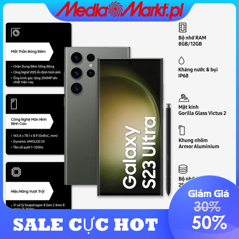 Điện Thoại Samsung Galaxy S23 Ultra  .