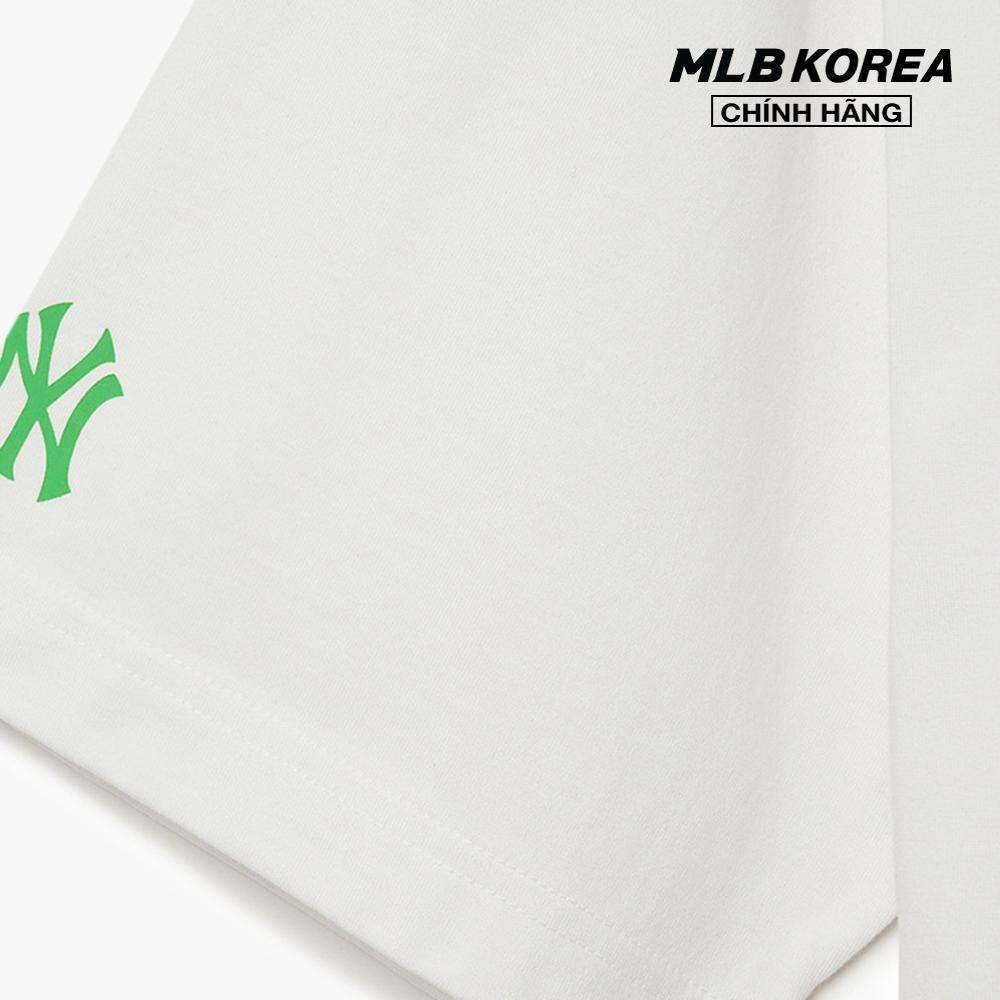 MLB - Áo thun unisex cổ tròn tay ngắn phom suông hiện đại 3ATSB5033-50WHS