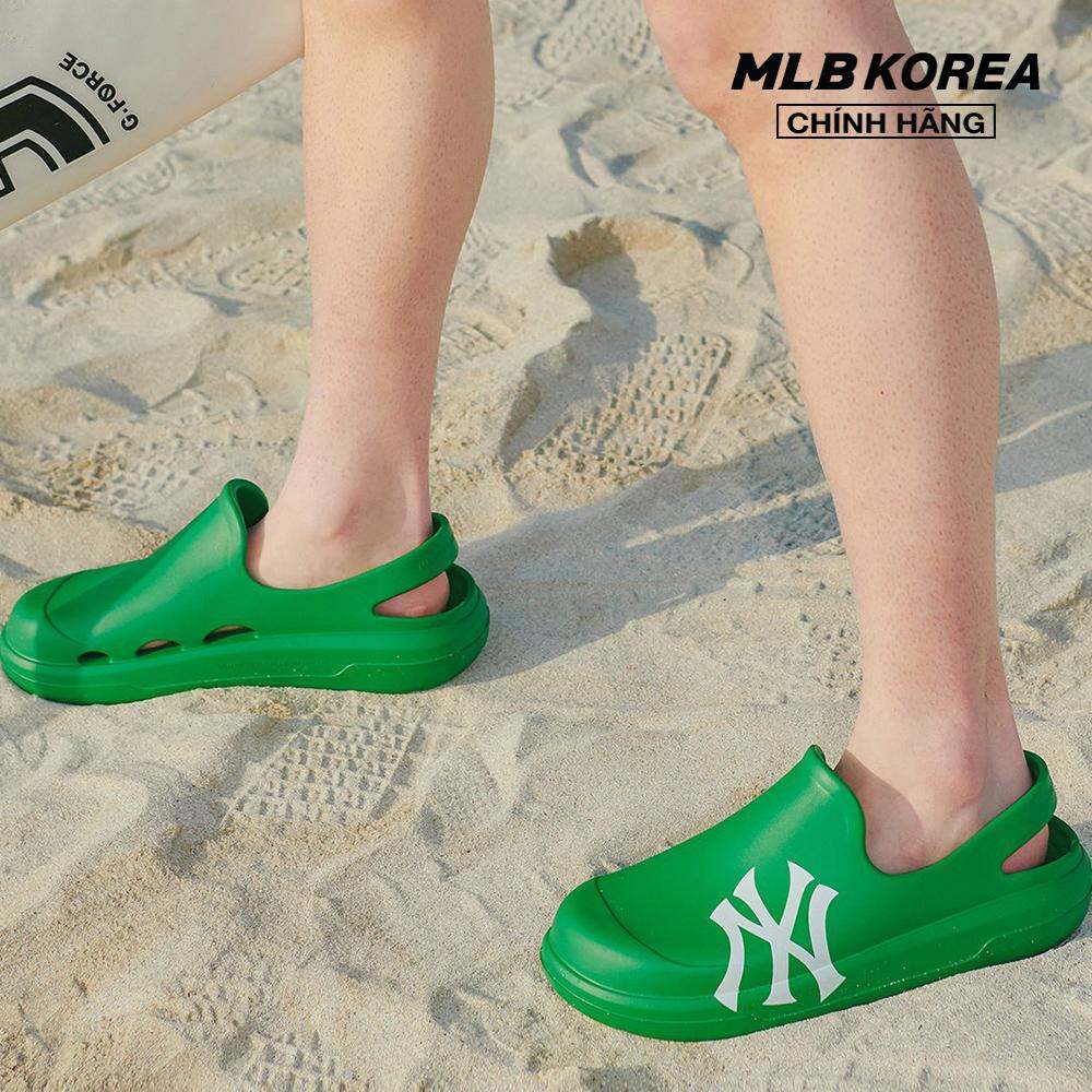MLB - Giày clog unisex mũi tròn Chunky Bouncer 3ASDCBC33-50GNS