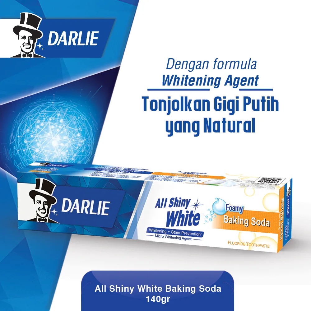 Kem Đánh Răng Darlie All Shiny White Baking Soda 140g/Tuýp