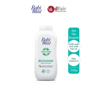 Phấn thơm trẻ em babi mild bioganik chai 160g - 101184745