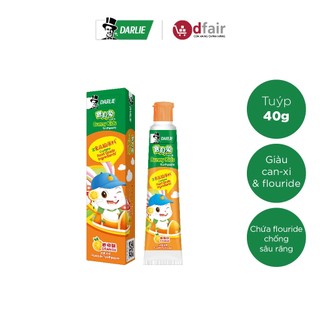 Kem đánh răng trẻ em darlie bunny kids _ orange 40g