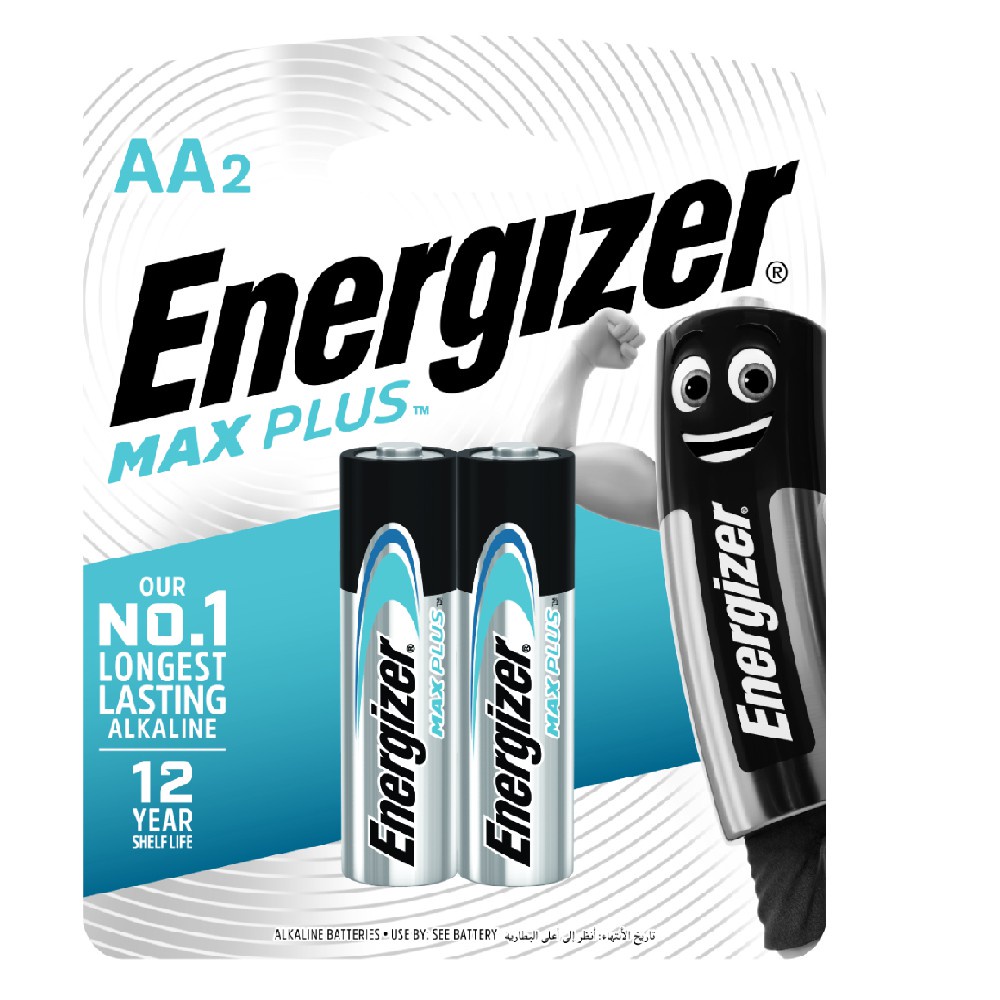 Vỉ 2 Viên Pin AA Energizer Max Plus EP91 BP2 - 100922574