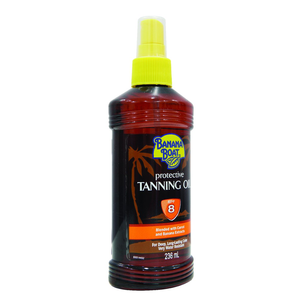 Dầu Phơi Nắng Bảo Vệ Da Banana Boat Protective Tanning Oil SPF8 236ml/Chai