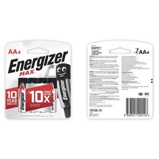 Vỉ 4 Viên Pin AA Energizer Max E91 BP4 - 100193491
