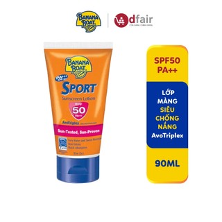 Kem Chống Nắng Thể Thao Banana Boat Sport SP50/PA+++ 90ml/Tuýp (oos tháng 6)