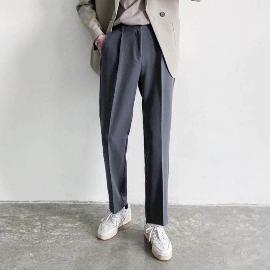 Quần baggy nam ống rộng vải Hàn cao cấp, co giãn phân loại tây âu Premium thời trang BAGGY 01... Chính hãng