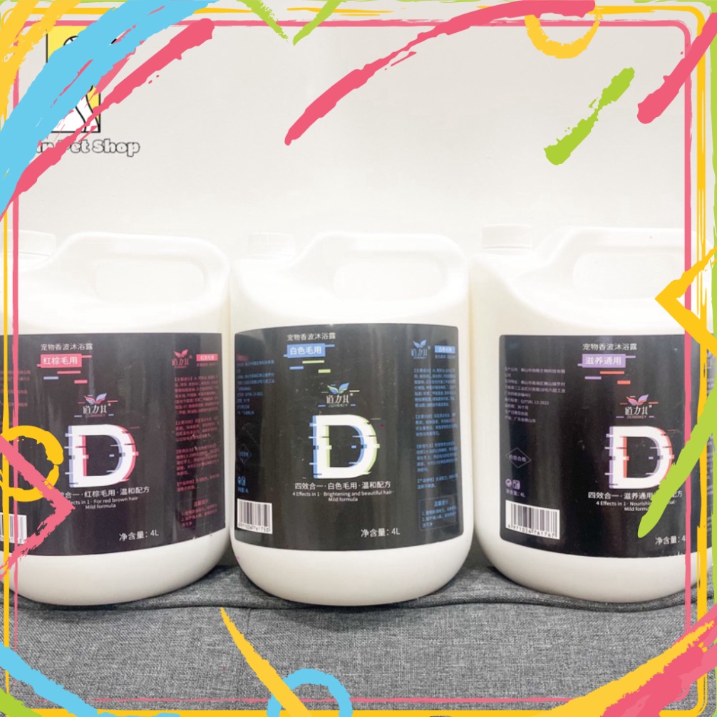 Chai chiết 100ml dầu gội sữa tắm khử mùi hôi và mượt lông ở chó mèo ( Phiên bản đặc biệt )- Dorrikey