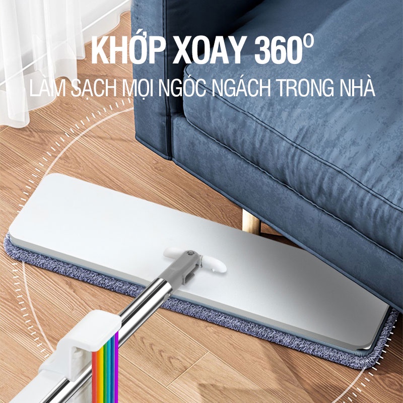 Miếng lau nhà thay thế Cây lau nhà Kitimop-WhitePro ( 42 x 12cm)