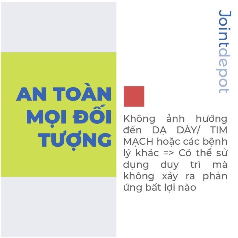 Jointdepot viên xương khớp hỗ trợ giảm đau, thoái hóa khớp - Hộp 40 viên Medimap Joint Depot