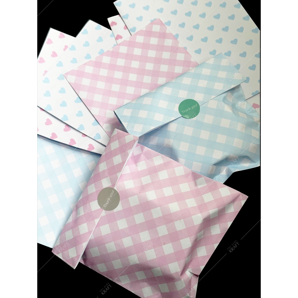 Túi giấy mini kích thước 15 x 21cm, gói hàng, túi đựng quà