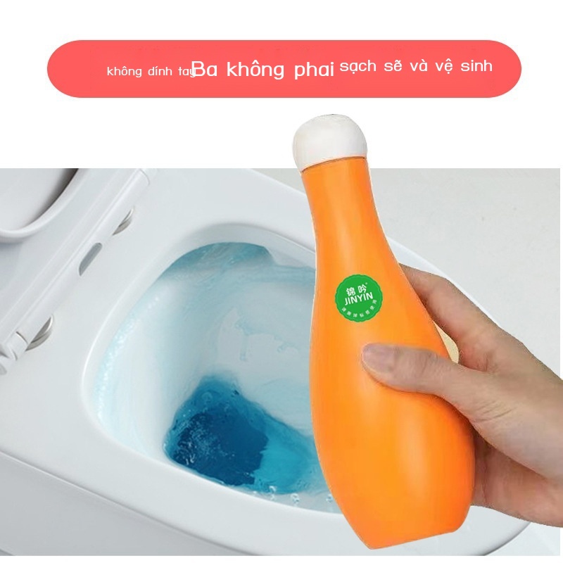 Bóng bowling bong màu xanh chai vệ sinh hộ gia đình nhà kho báu