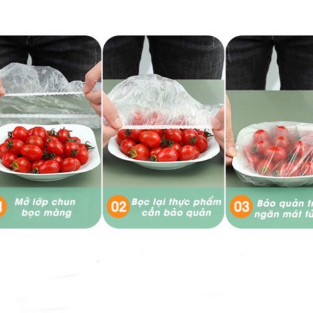Mang bọc thực phẩm co giãn siêu dai có chun hình túi gấu - Tái sử dụng Shop Mẹ Ớt