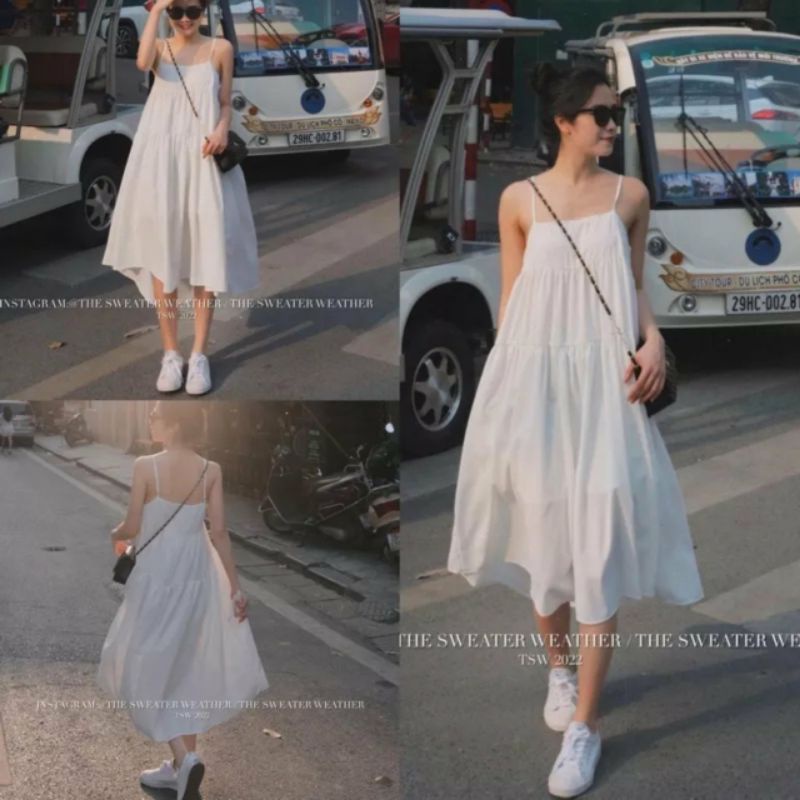 Tt 10 , Đầm Maxi Đi Biển, Cột Nơ Ở Vai Mẫu Hot, Siêu Xinh Xinh Xinh
