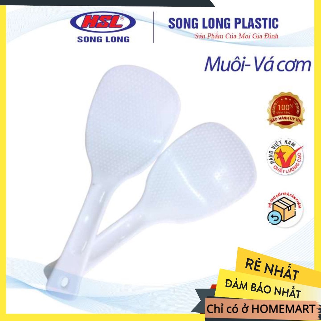 Muôi cơm, vá cơm thái dày - Song Long