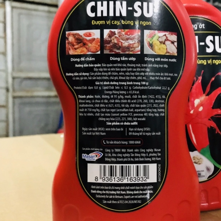 Tương ớt CHIN- SU 1KG Shop Mẹ Ớt
