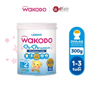 Sữa bột công thức wakodo gungun cung cấp dinh dưỡng cho bé 1-3 tuổi 300g
