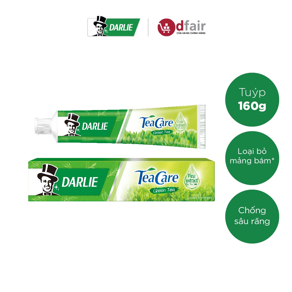 Kem Đánh Răng Darlie Tea Care _ Green Tea 160g