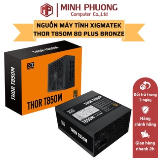 Nguồn Máy Tính XIGMATEK THOR T850M 850W - 80 PLUS BRONZE
