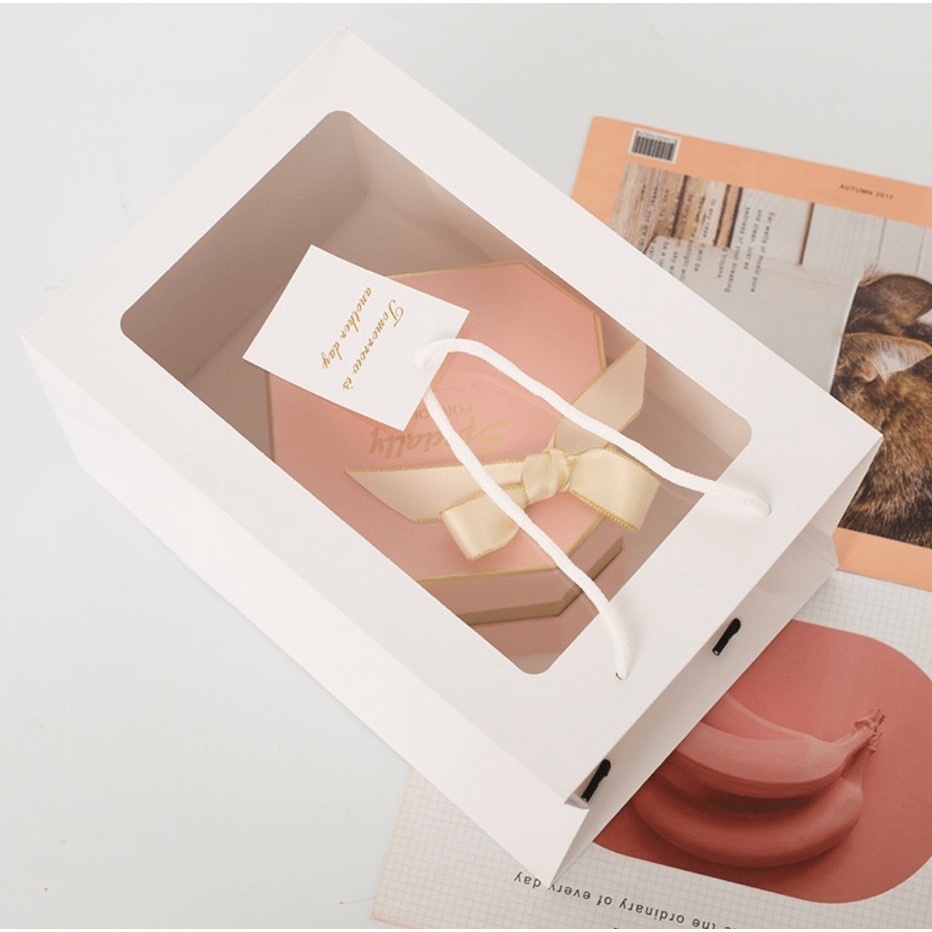 Túi ivory ô kính đựng quà tặng cao cấp Hy Hy Store