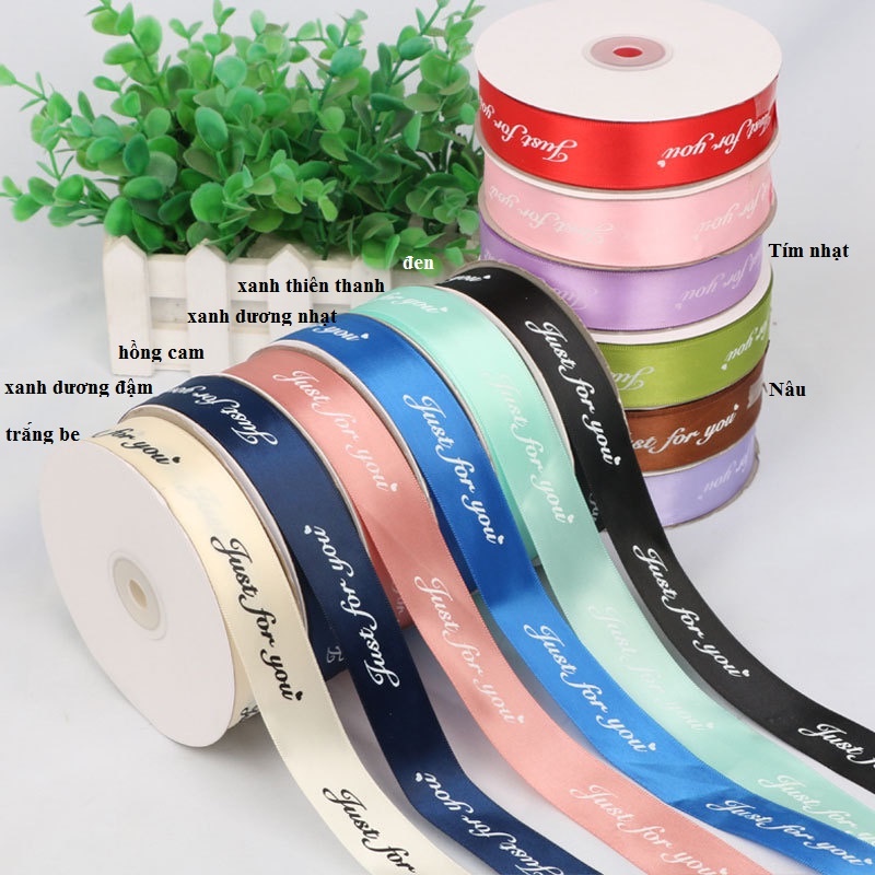 Ruy Băng lụa in chữ sang trọng