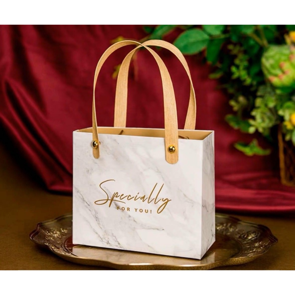 Túi Quà Tặng đám cưới quai cói trang trí hoa Hy Hy Store