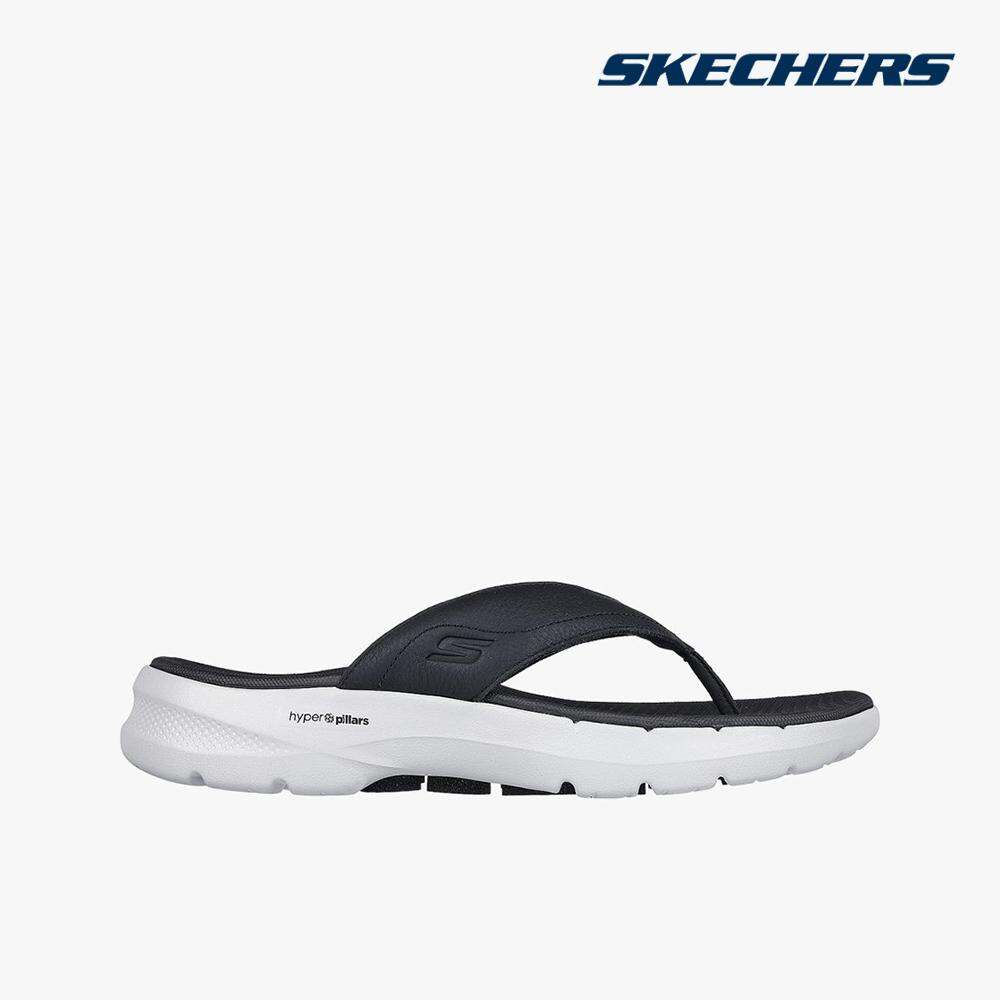 SKECHERS - Dép nam quai kẹp Go Walk 6 894211-BKGY