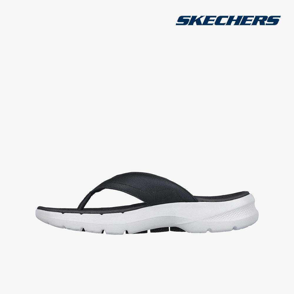 SKECHERS - Dép nam quai kẹp Go Walk 6 894211-BKGY