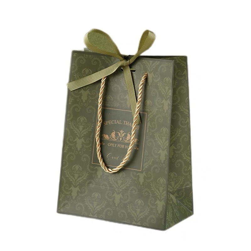 Túi tote ruy băng đựng quà phong cách vintage cổ điển