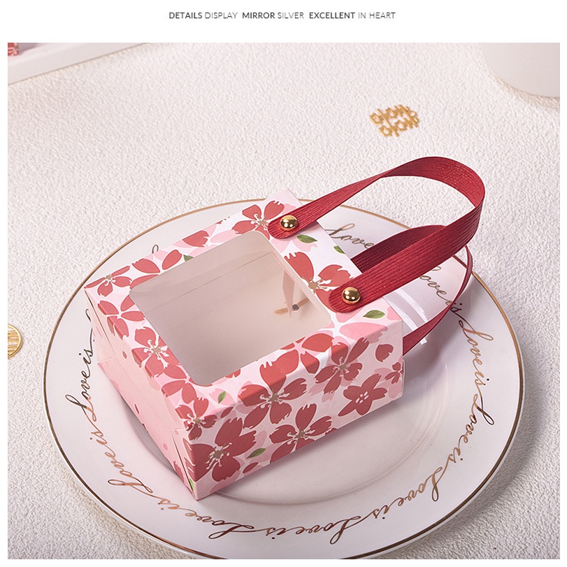 Sakura Box - Túi quà họa tiết hoa anh đào xinh xắn sỉ sll