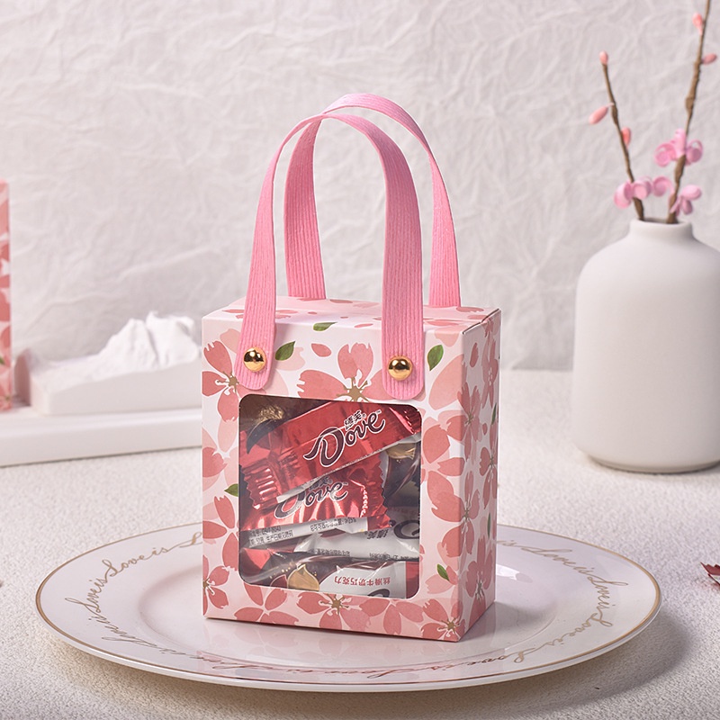 Sakura Box - Túi quà họa tiết hoa anh đào xinh xắn sỉ sll