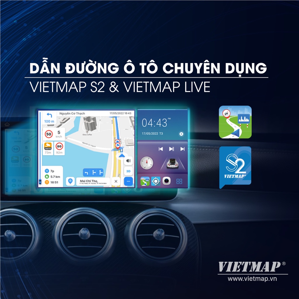 Vietmap BM9 - Android Box dành cho màn hình zin ô tô - Tích hợp Dẫn đường Vietmap S2-Vietmap Live - Hàng chính hãng