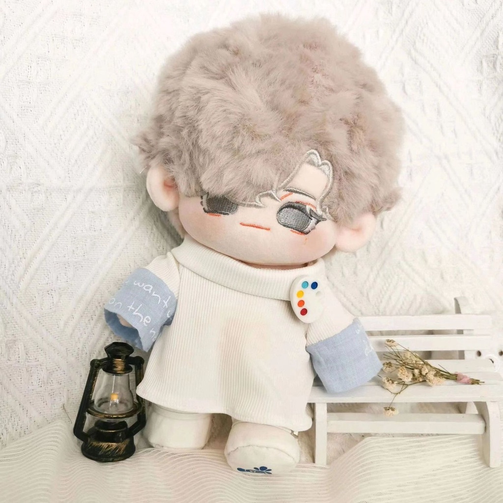 Quần áo búp bê cotton 20cm quần áo trẻ em áo choàng yếm phù hợp với quần áo búp bê không có thuộc tính