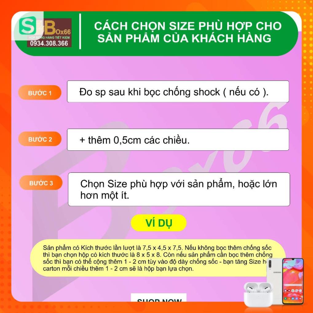 Hộp đóng hàng , Hộp Carton,Thùng Carton Giấy Đóng Gói Hàng Cỡ Trung Nhiều Kích Thước Nhận Hàng Ngay