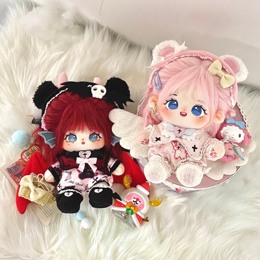 Búp Bê Em Bé Bằng cotton 20cm Dễ Thương Dùng Làm Đạo Cụ Chụp Ảnh