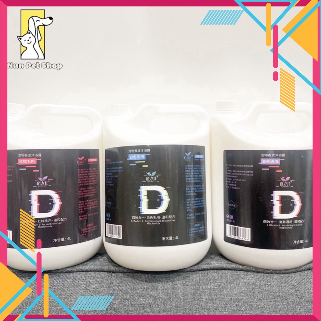 Chai chiết 100ml dầu gội sữa tắm khử mùi hôi và mượt lông ở chó mèo ( Phiên bản đặc biệt )- Dorrikey