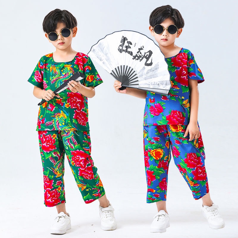 Bộ Đồ Ngắn Tay Họa Tiết Hoa Phong Cách Hip Hop Thời Trang Mùa Hè Cho Nam Và Nữ