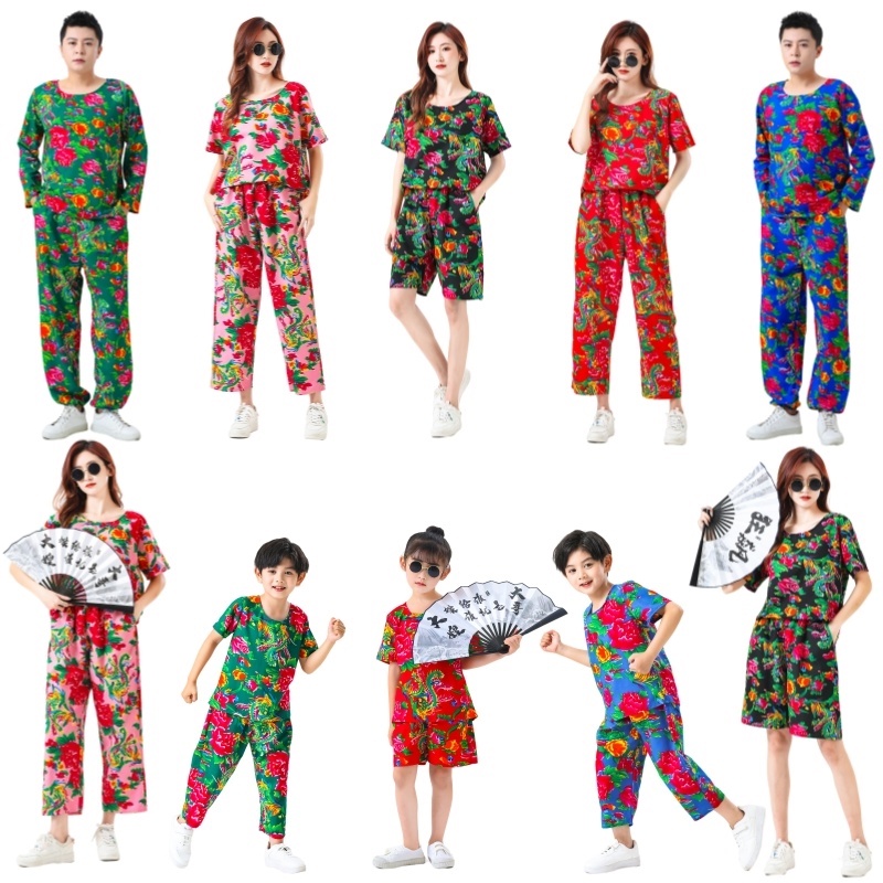 Bộ Đồ Ngắn Tay Họa Tiết Hoa Phong Cách Hip Hop Thời Trang Mùa Hè Cho Nam Và Nữ