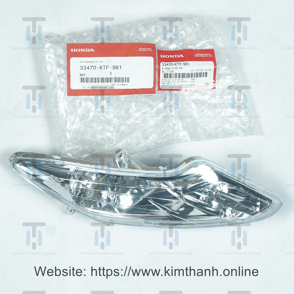 Xi nhan trước SH Ý 2010 Honda VN _ 33470KTF , 33420KTF