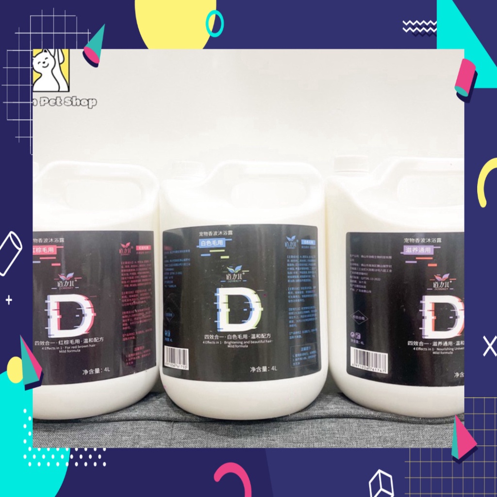 Chai chiết 100ml dầu gội sữa tắm khử mùi hôi và mượt lông ở chó mèo ( Phiên bản đặc biệt )- Dorrikey