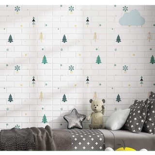 XỐP DÁN TƯỜNG HOẠT HÌNH TRẺ EM 70x77cm dày 5mm - loại 1